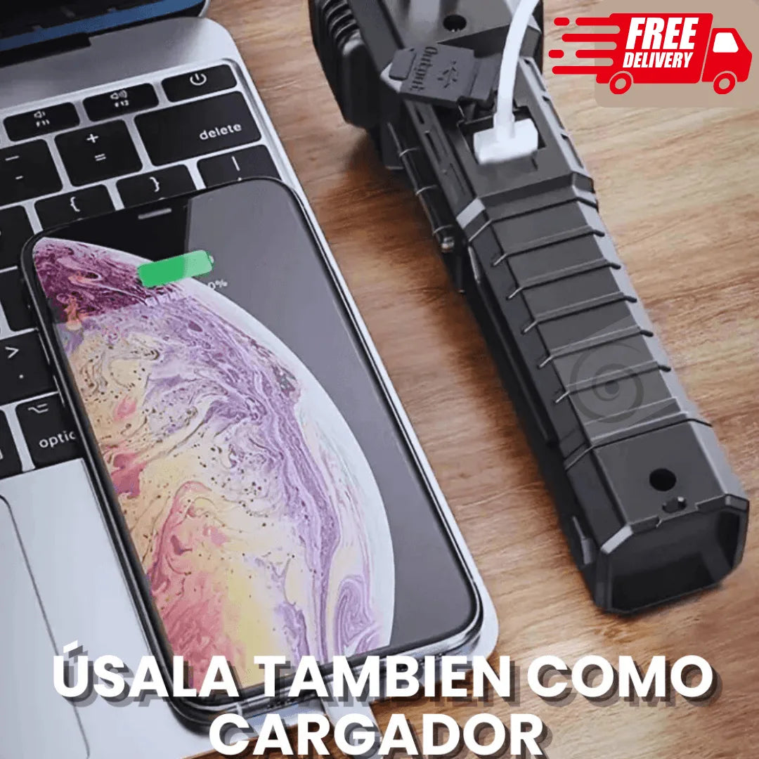 TitanFlash Pro: Linterna Emergencia, Multifuncional Recargable/ Revisa las ofertas abajo en el botón.