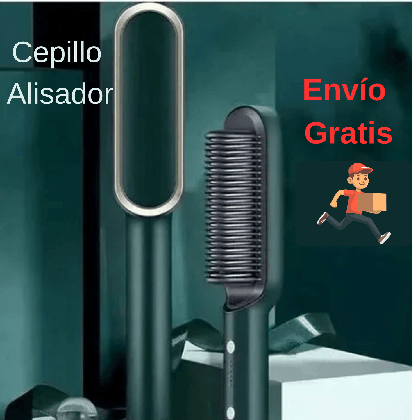 Cepillo Alisador + Depiladora Facial Gratis