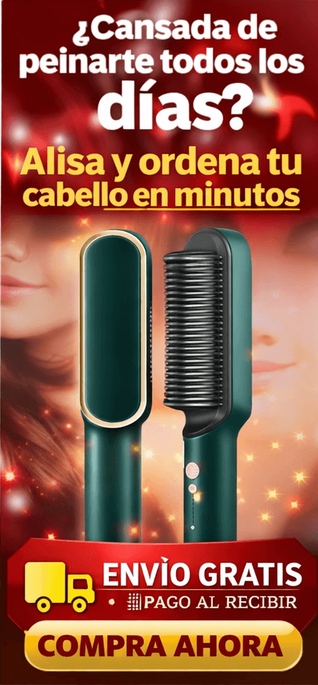 Cepillo Alisador + Depiladora Facial Gratis