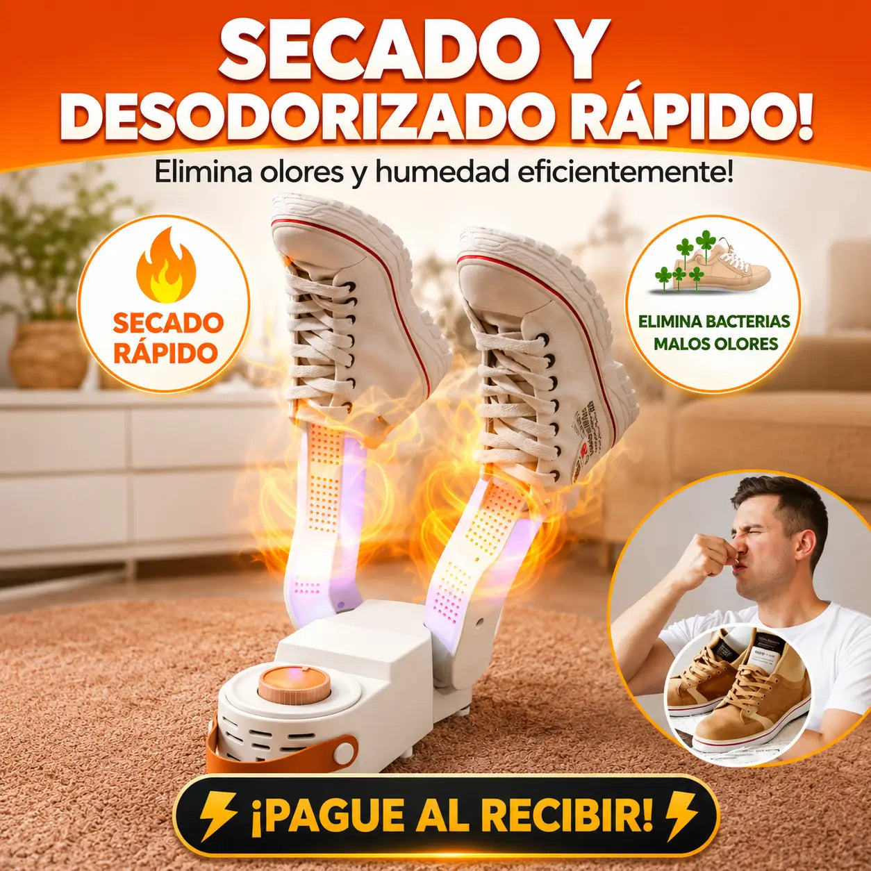 DryCore 360™- Menos humedad, más comodidad. Secador de calzados.