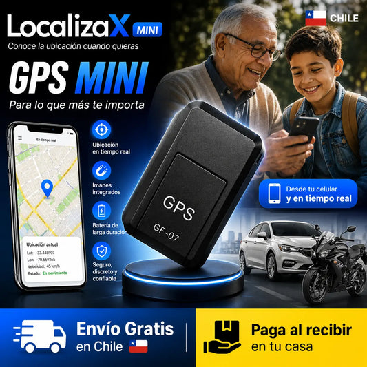 LocalizaX Mini - GPS INTELIGENTE (2da. Unidad 90% OFF)