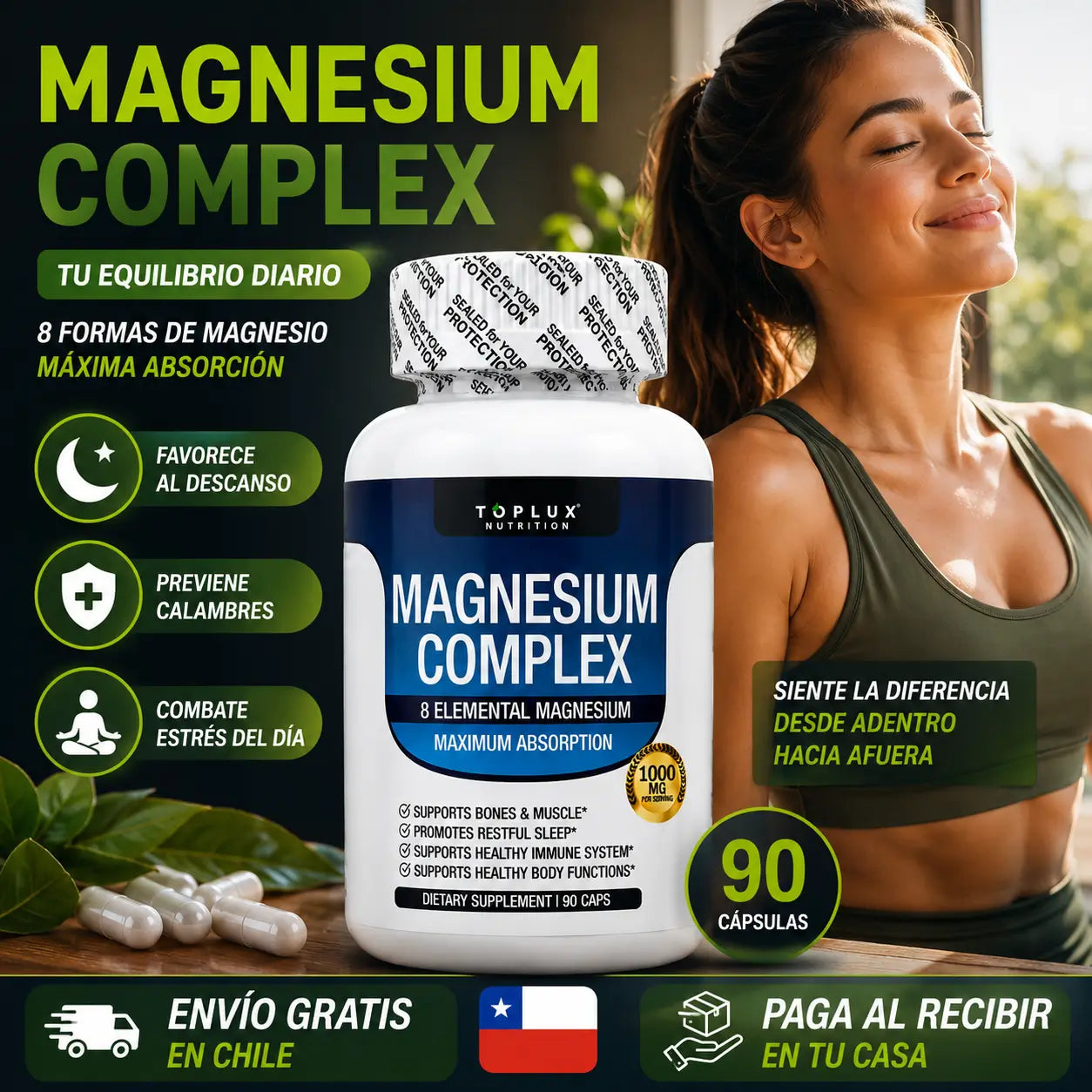 MagCore X - Equilibrio y descanso para tu rutina diaria (Oferta: 90 Capsulas!)