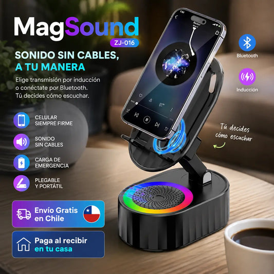 MagSound - tú Altavoz por Inducción. Carga, mira y escucha sin enredos  (Haz clic abajo por mejor precio)