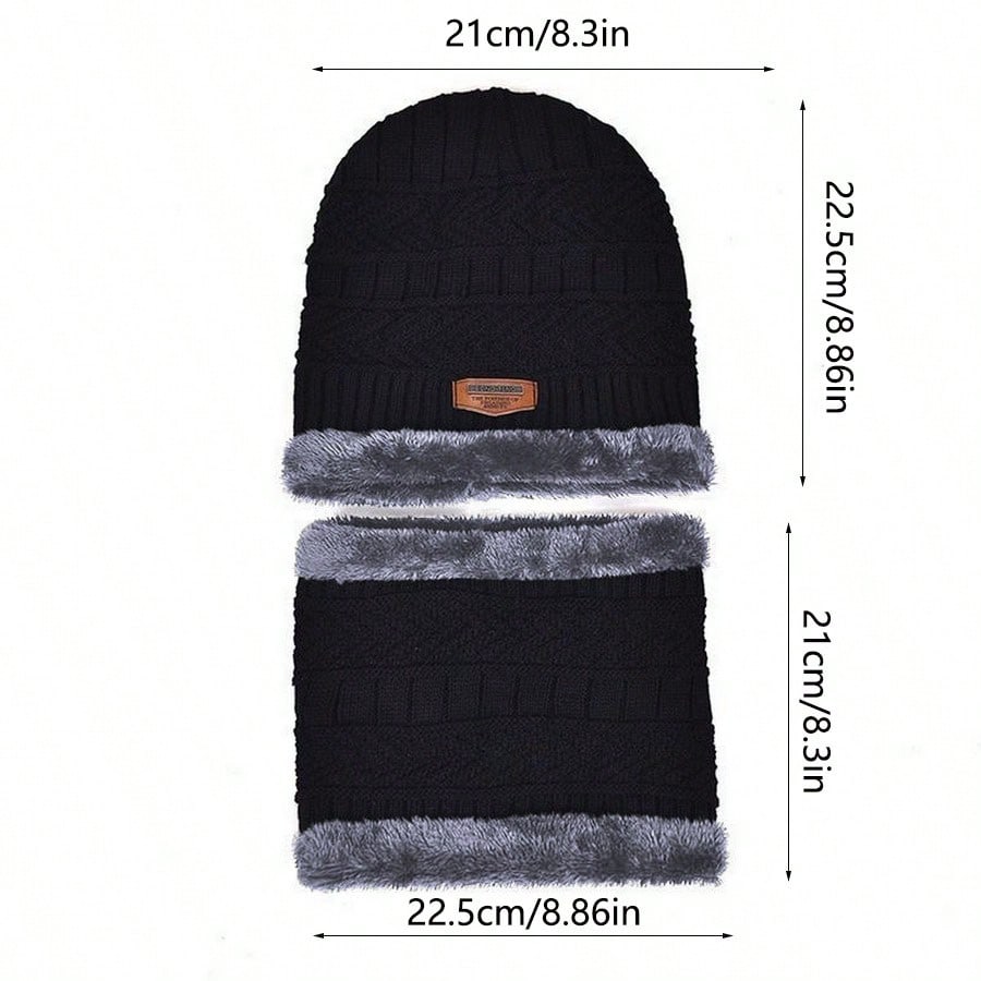 "ThermaWeave - Protege tu cuello y cabeza del frío con estilo" (Lleve 2 Gorros y 2 Bufandas por sólo):