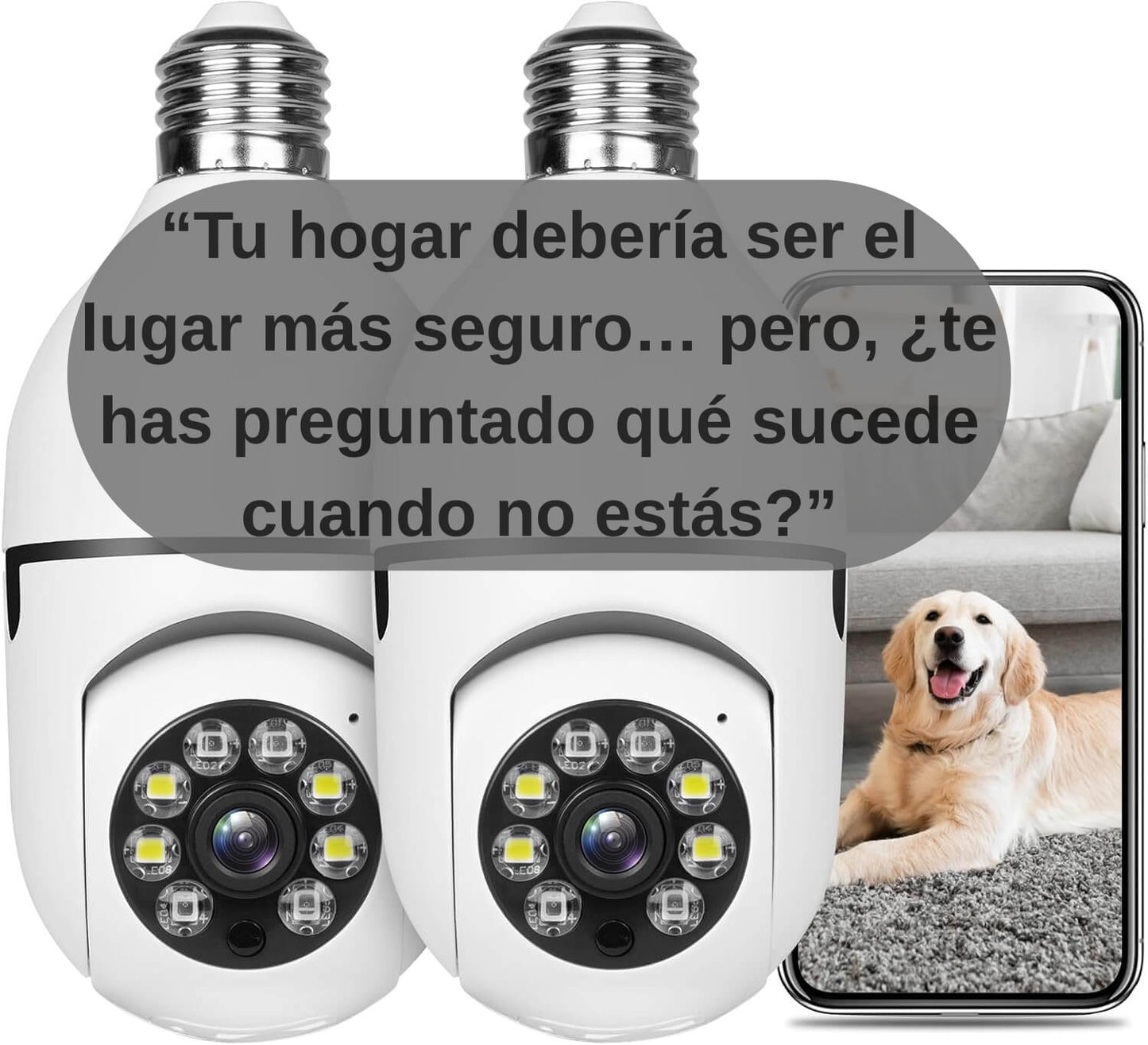 Protege tu hogar de forma práctica y moderna, 360° Full HD.