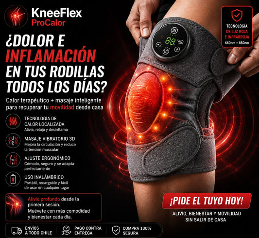 KneeFlex Pro: Calor y alivio donde más lo necesitas