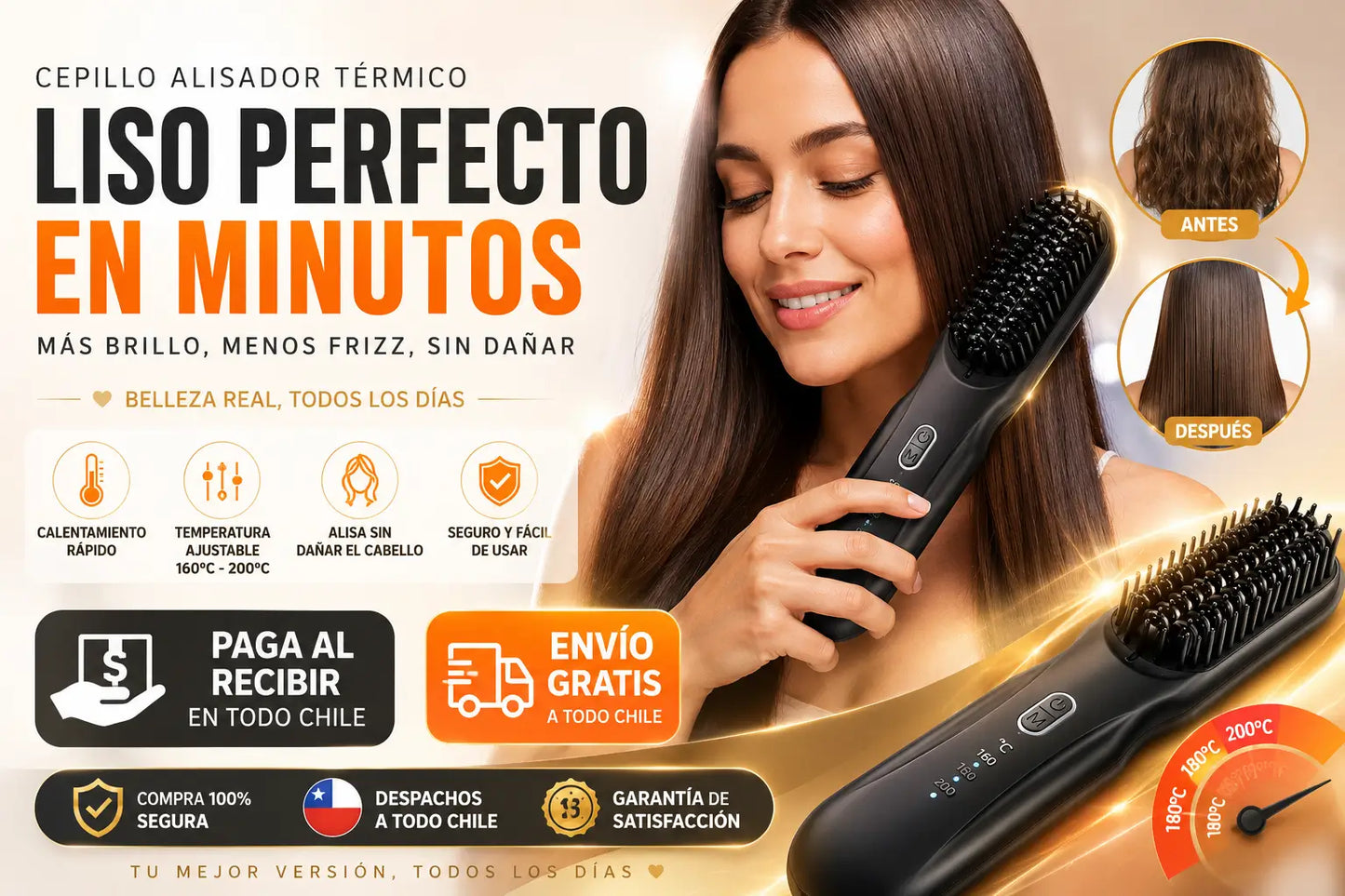 GlossWave Pro - Liso perfecto en minutos, sin cables
