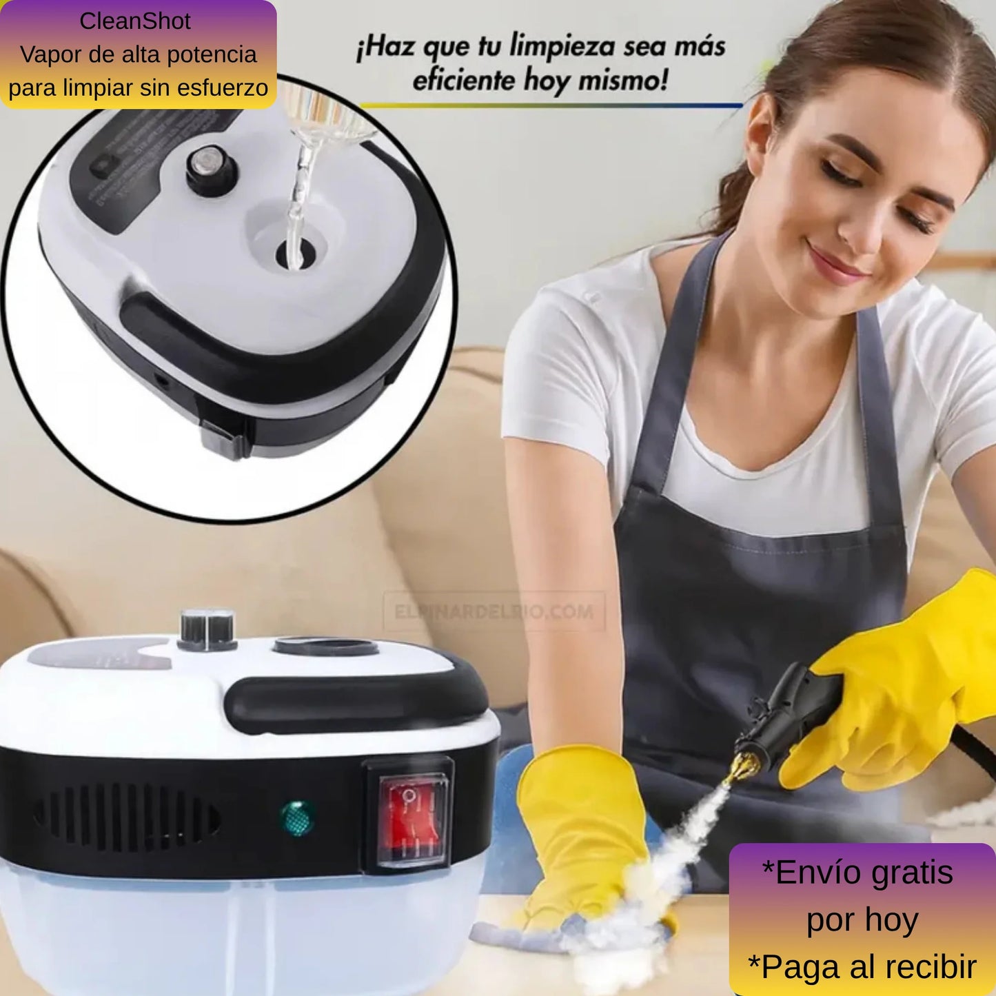 CleanShot – Vapor de alta potencia para limpiar sin esfuerzo